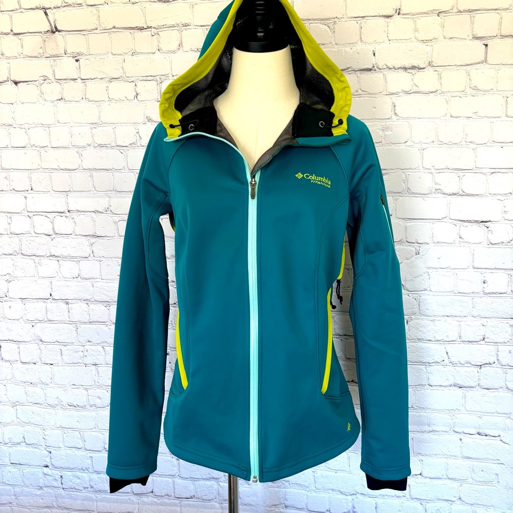 Columbia Titanium Omni-Heat Full Zip Hooded Jacket--Sz M--EUC
